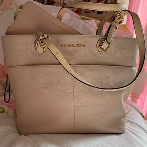 Soft Pink MK Bedford Tote and Large Zip Wallet